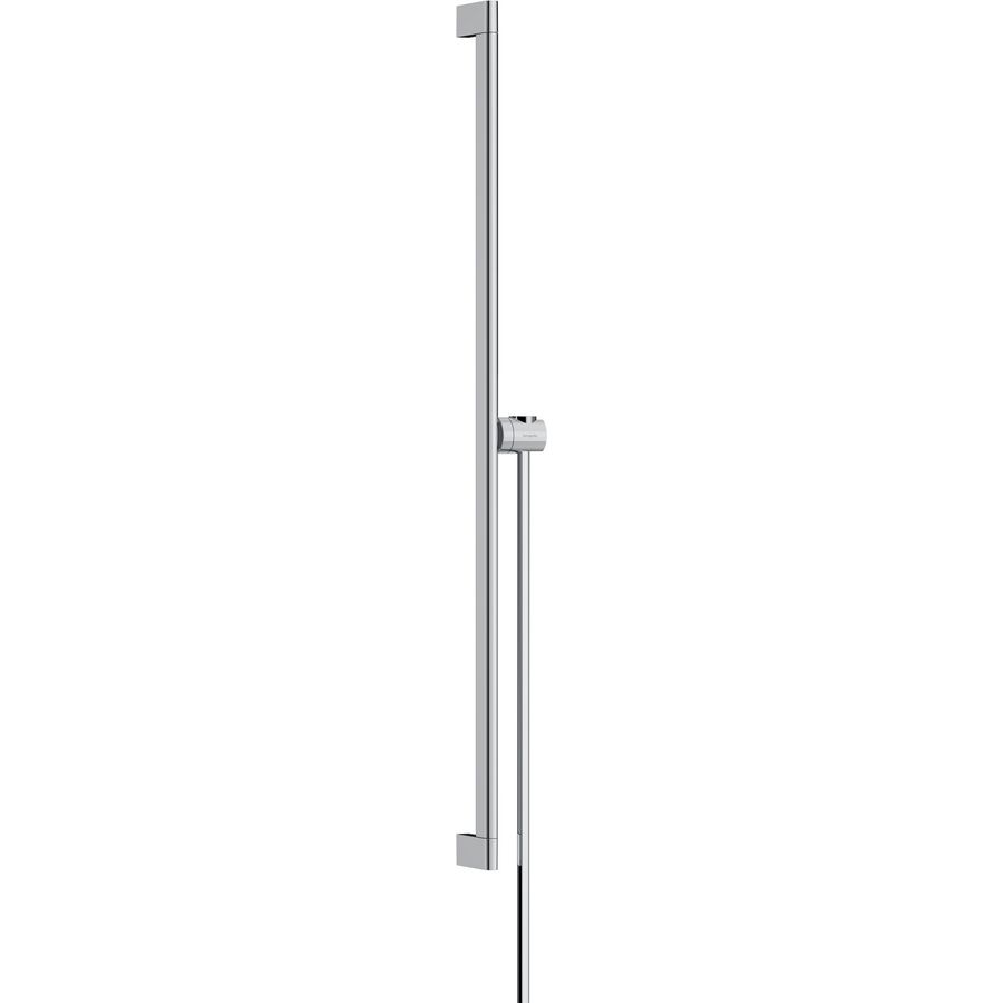 Unica glijstang S Puro 90cm met easy slide handdouchehouder en Isiflex doucheslang 1600mm chroom