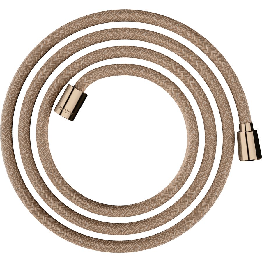 AXOR ShowerSolutions Textiel doucheslang 2 m met conische en cylindrische moer Polished Red Gold