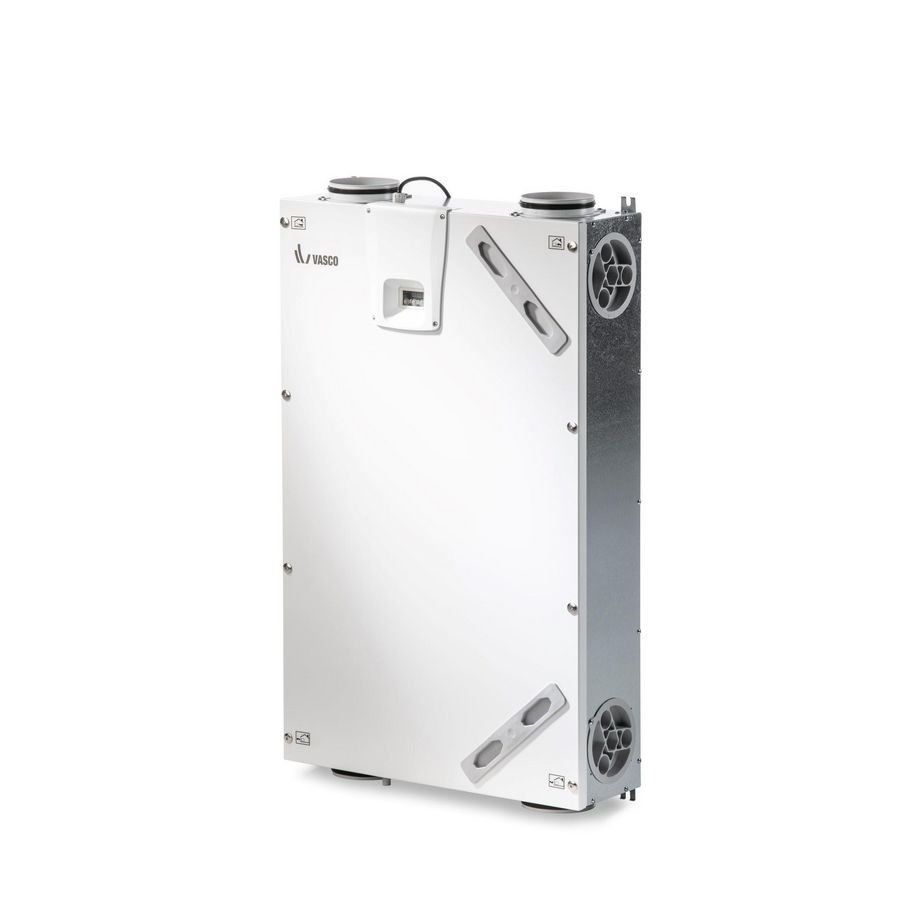 WTW-unit D150 Compact incl. draadloze RF 3 standenschakelaar+ geïnt. vochtsensor