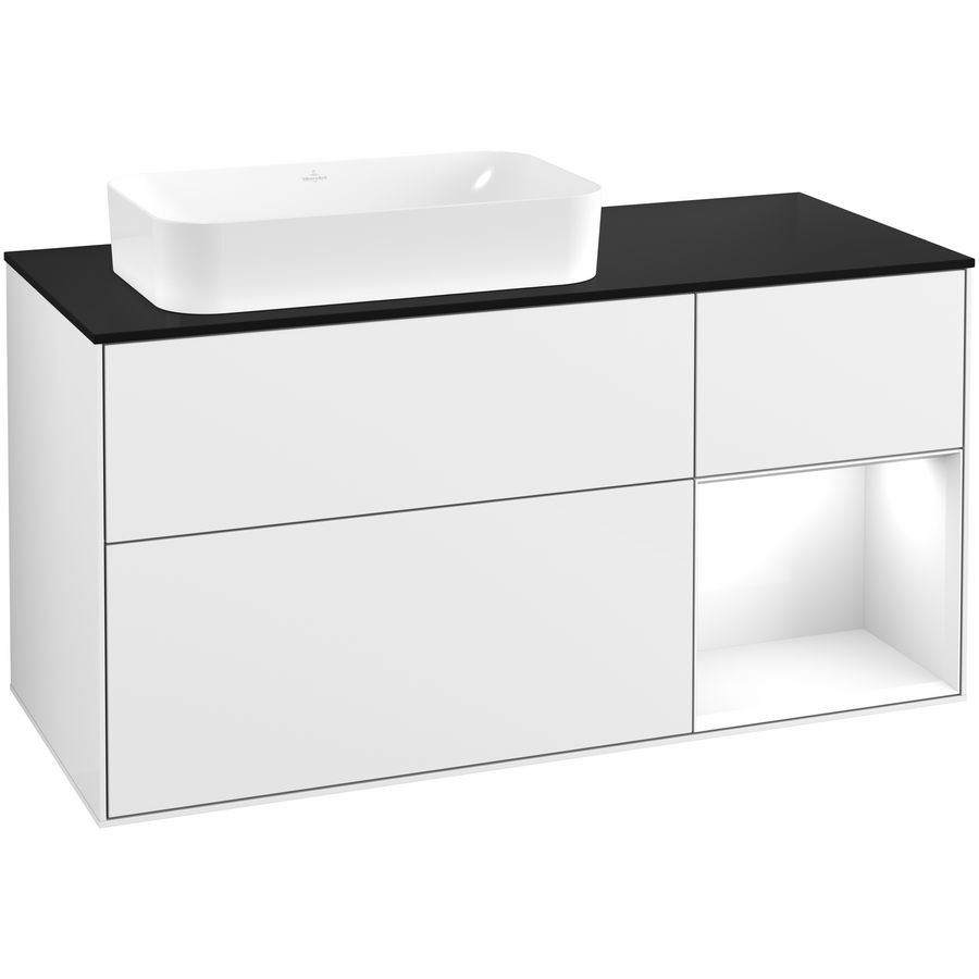 Wastafelonderkast Finion 1200x603x501mm G.White.L G692GFGF