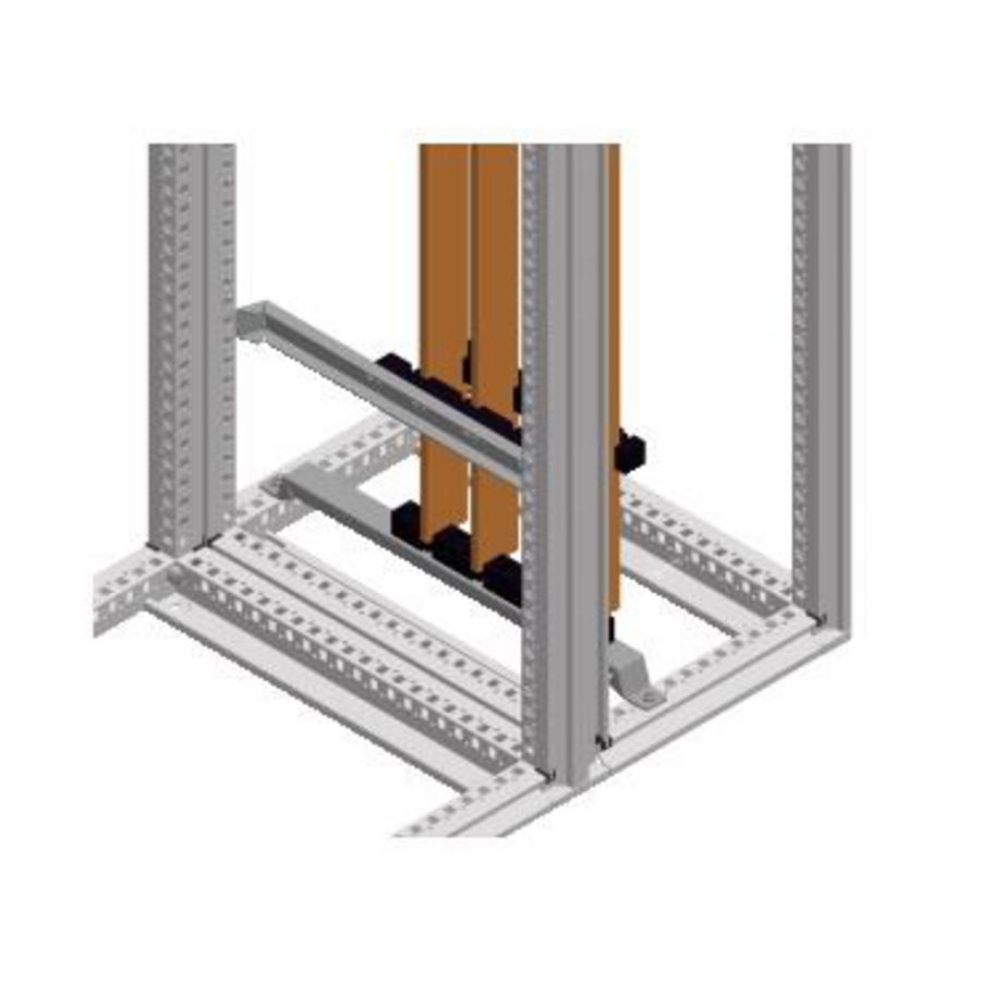2 ver. busbar sup. 3200A 10mm bars distance 115mm 800mm