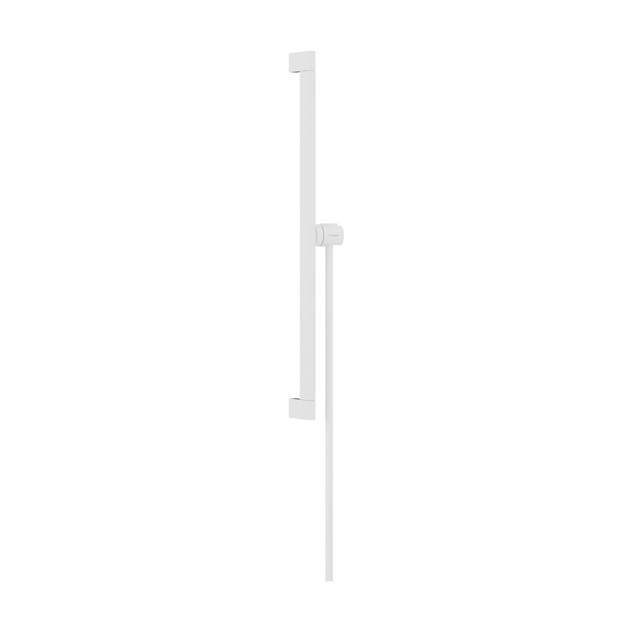 Unica glijstang E Puro 65cm met easy slide handdouchehouder en Isiflex doucheslang 1600mm mat wit