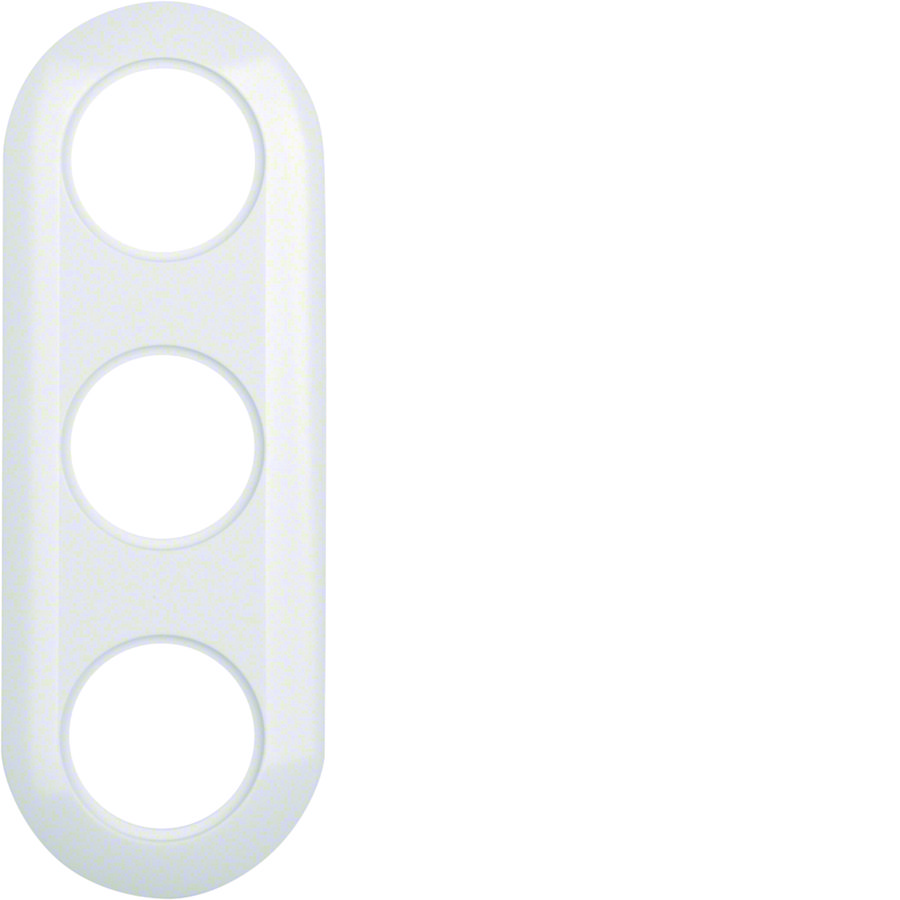 Afdekraam 3-v Serie 1930 polarwit glanzend