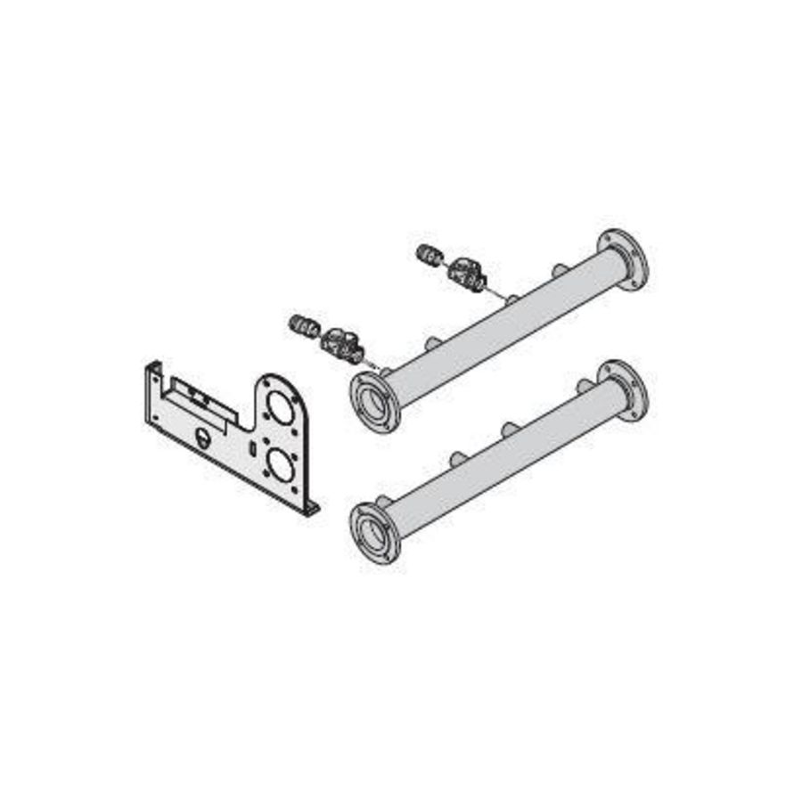 Hydraulische collector uitbr. 2/4 ketels DN100 0020151821