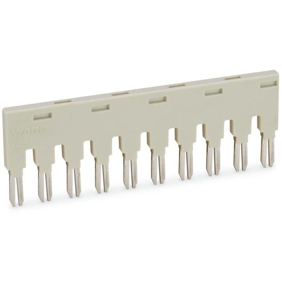 Brug brugschacht 10-voudig li.grijs 859-410 VVE=25