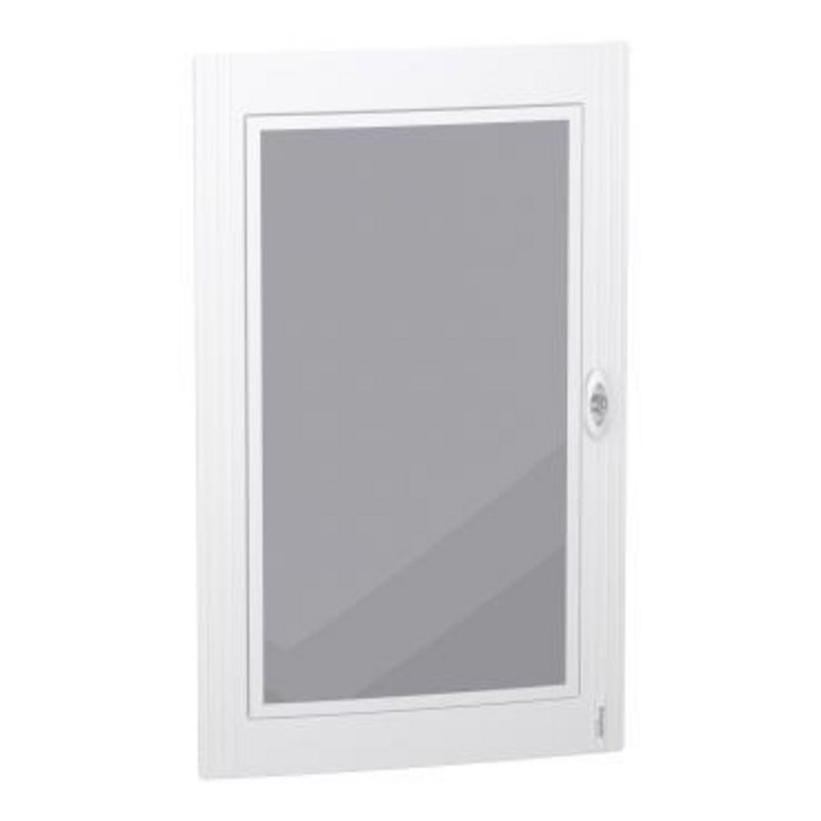 Deur PrismaSeT XS transparante voor verdeler 5 x 24 modules