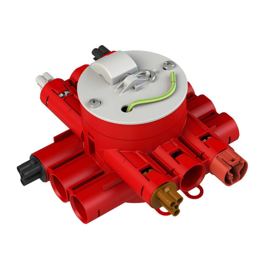 Stekerbare centraaldoos CW75-S2-brandwerend