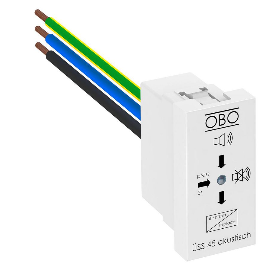 Overspanningsbeveil.module 45 akoestische melding 255V