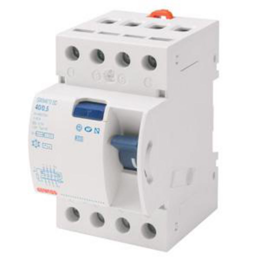 AARDLEKSCHAKELAAR 4P 25A 10mA TYPE-A DIRECT 3MOD.IDP SERIE
