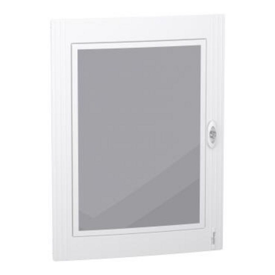 Deur PrismaSeT XS transparante voor verdeler 4 x 24 modules