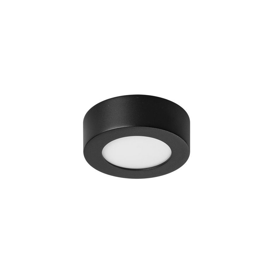 Opbouwarmatuur LED Pro-Ceiling zwart Ø117mm H=39mm 8W IP40 dimbaar