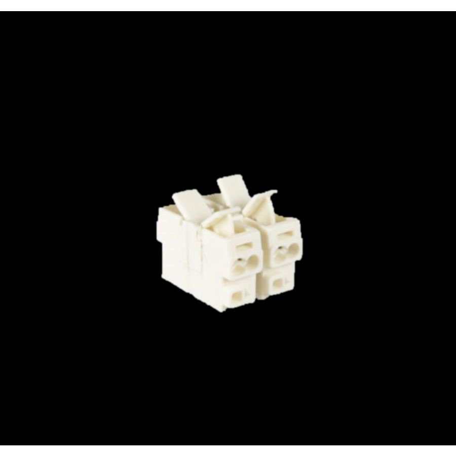 Klemmen 2-polig wit (AC 930-02/ 2) VVE=1000