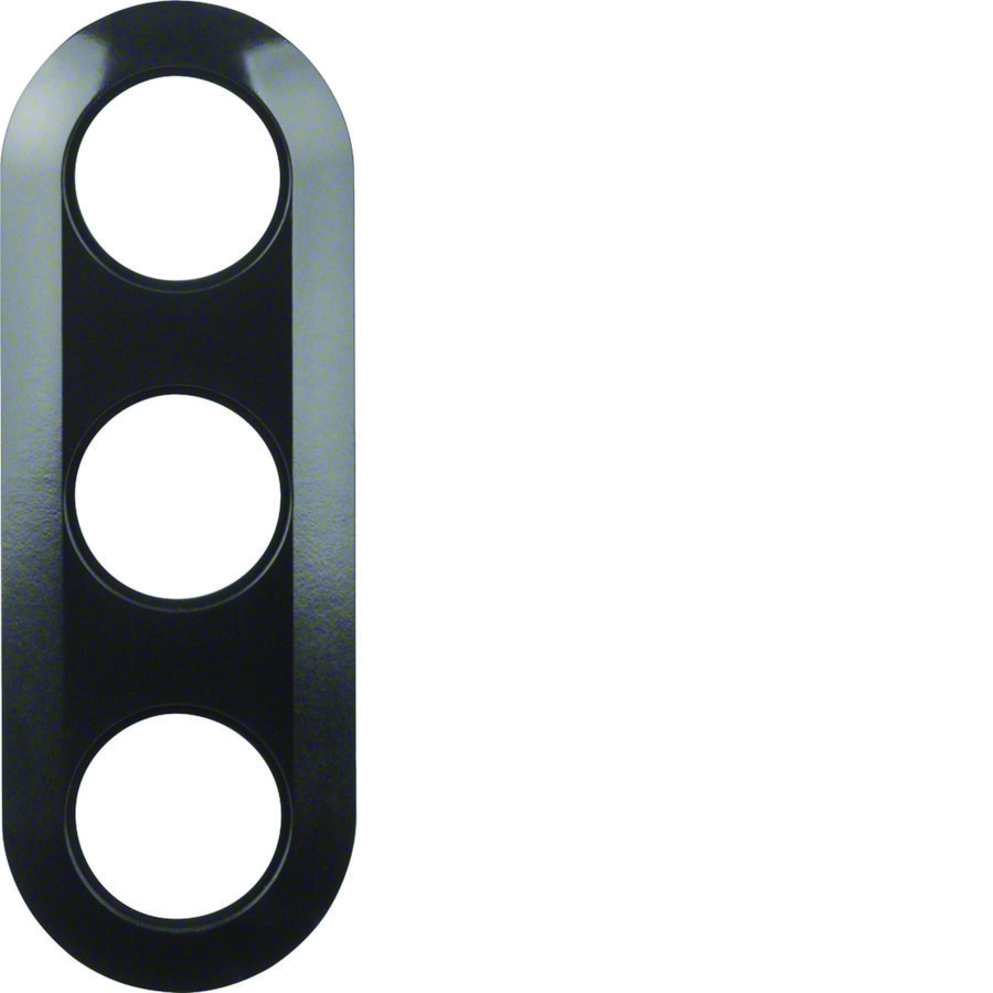 Afdekraam 3-v Serie 1930 zwart glanzend