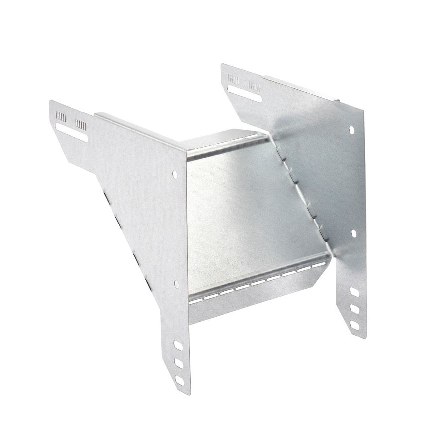 T-stuk verticaal vlak 120x60mm Sendzimir verzinkt