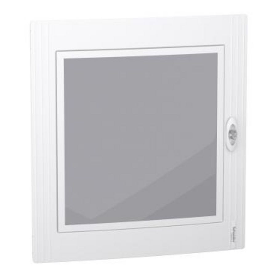 Deur PrismaSeT XS transparante voor verdeler 3 x 24 modules