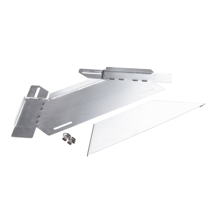 Hoekstuk vlak 400x60mm KG281 sendzimir verzinkt
