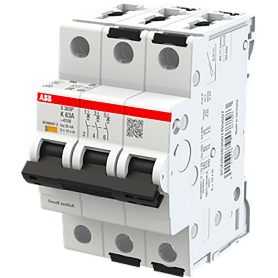 Installatieautomaat 25kA 3P K-karakteristiek 63A