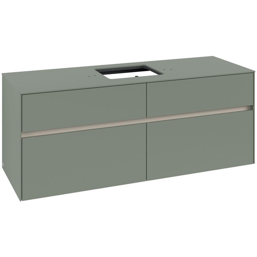 Wastafelonderkast Collaro 1400x548x500mm Soft Green C131B0AF