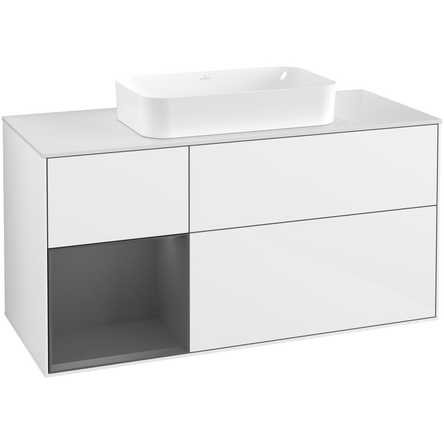 Wastafelonderkast Finion 1200x603x501mm G.White.L G701GKGF