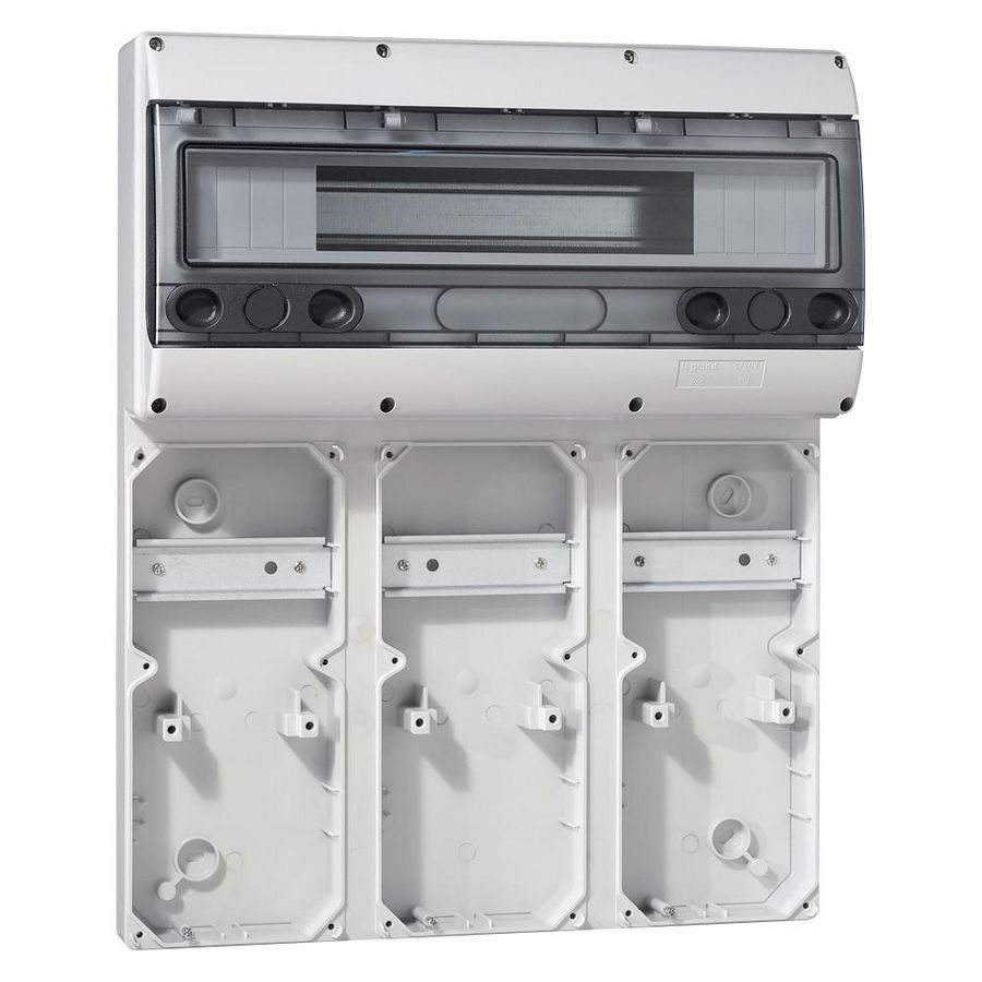 Contactdooscombinatie Basis 3x125x280 20 modulen P17