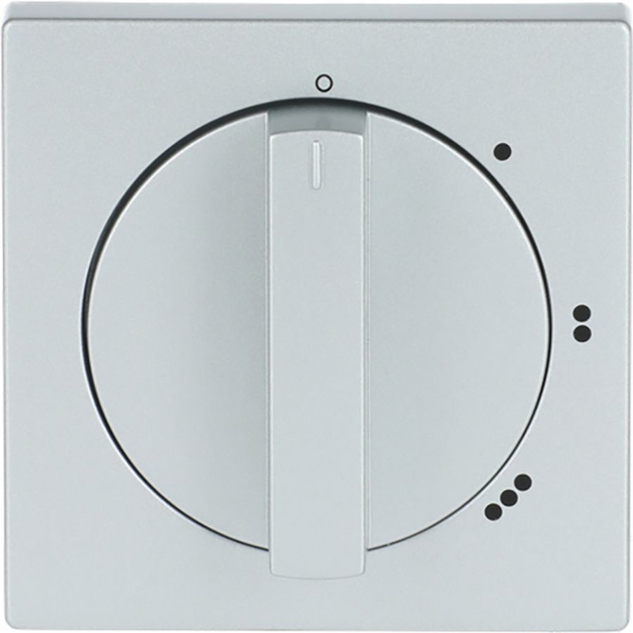 Centraalplaat v 3 standen schak 2710U f-aluzilver (2542 DR/01-83)