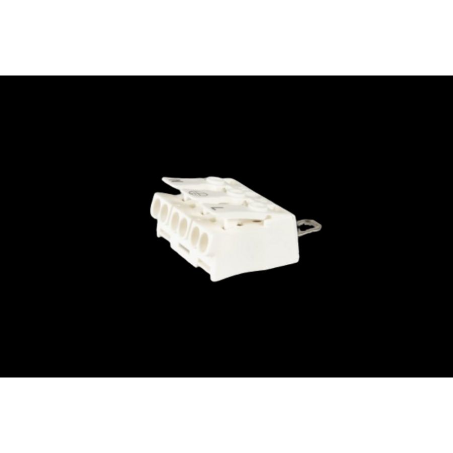 Lichtklem 3-polig wit (AC LK 980-01/ 3 SK B) VVE=100