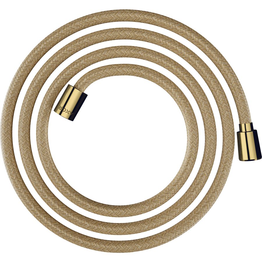 AXOR ShowerSolutions Textiel doucheslang 2 m met conische en cylindrische moer Polished Gold Optic