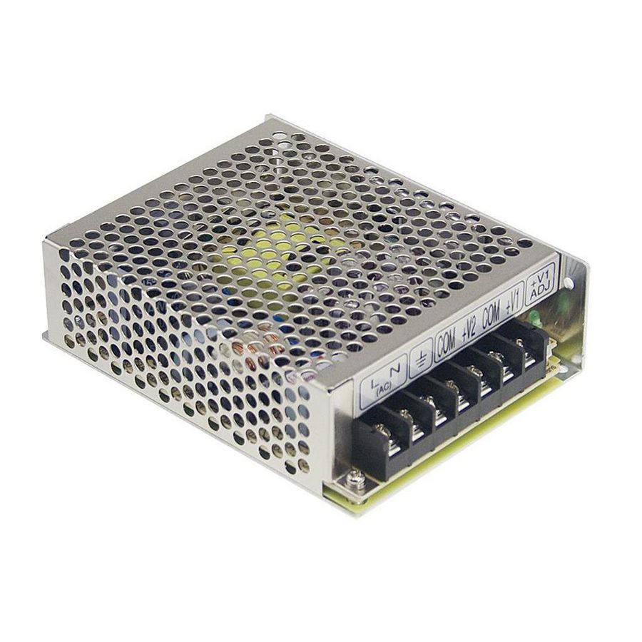 AC-DC gesloten PSU 50W 24V free air
