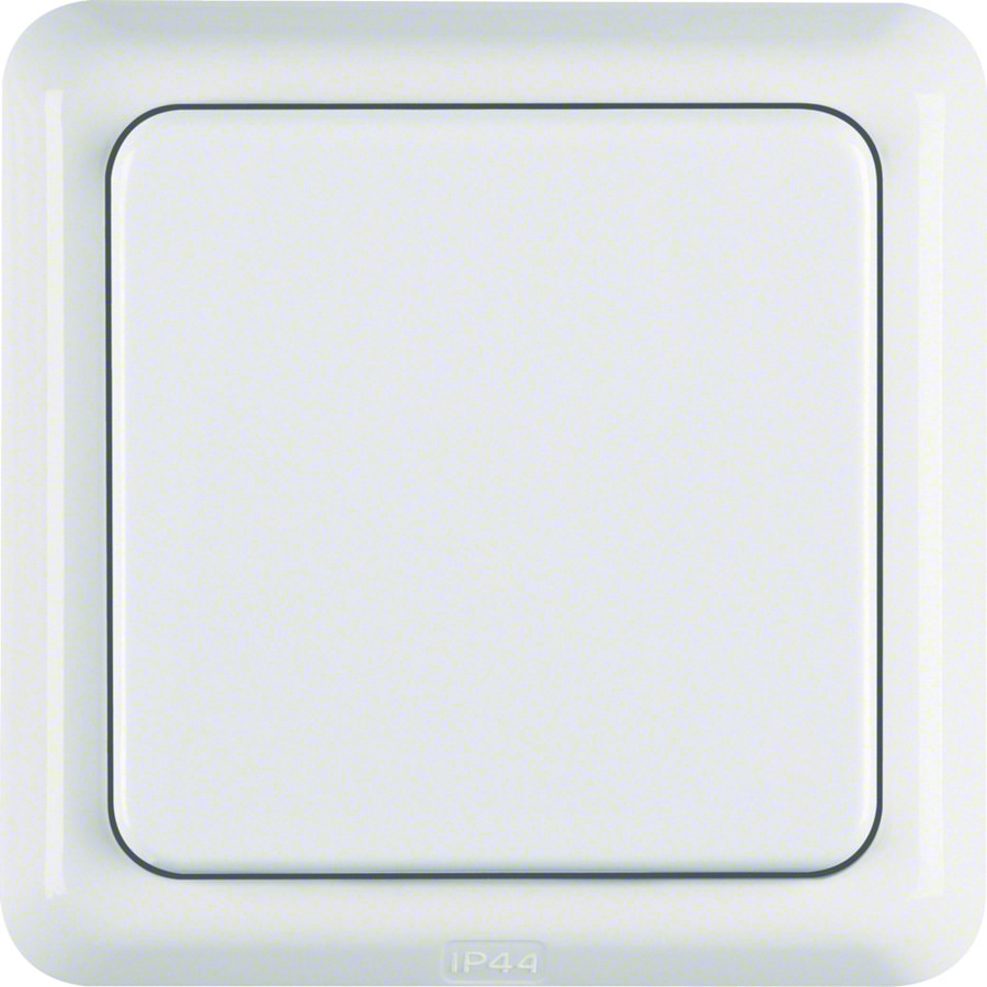 WCD RA+klapdeksel en afdekraam IP44 inbouw polarwit