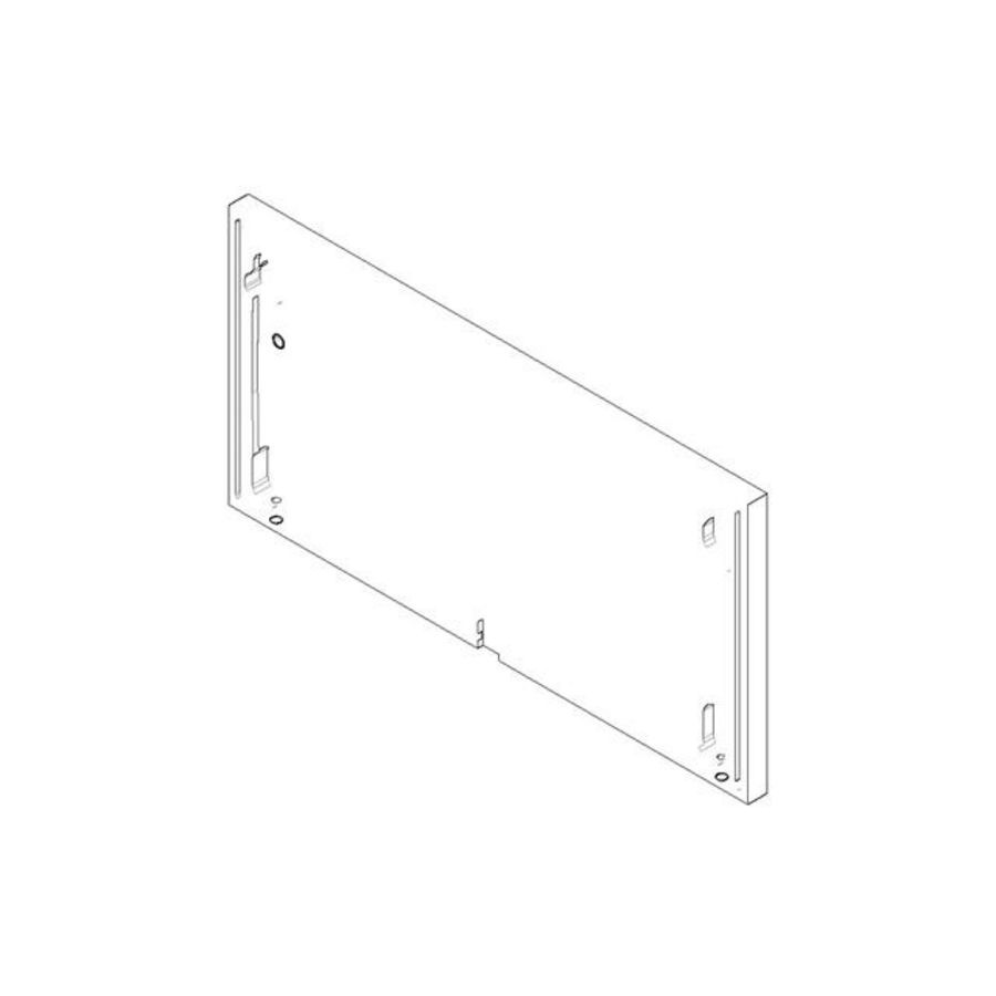 Rozet v. geurmodule 240x120x9mm chr