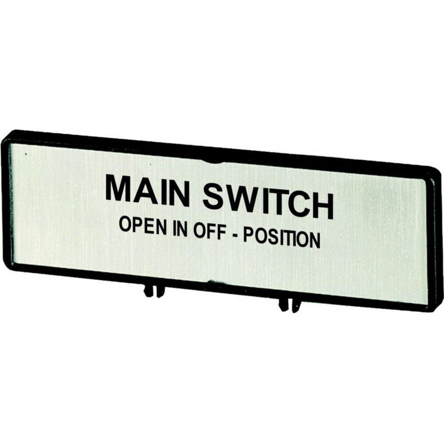 Klemmen met schild hoofdschakelaar ZFS62-T0 (taal Engels) VVE=25