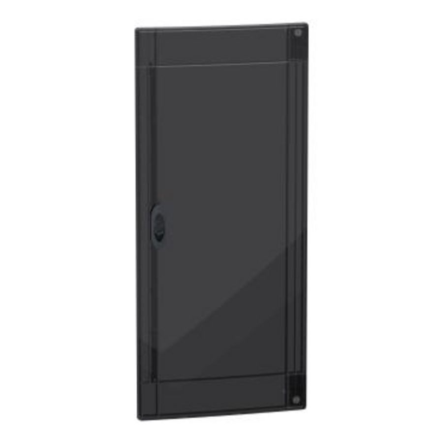 Deur PrismaSeT XS transparante bruin verdeler 4 x 13 modules