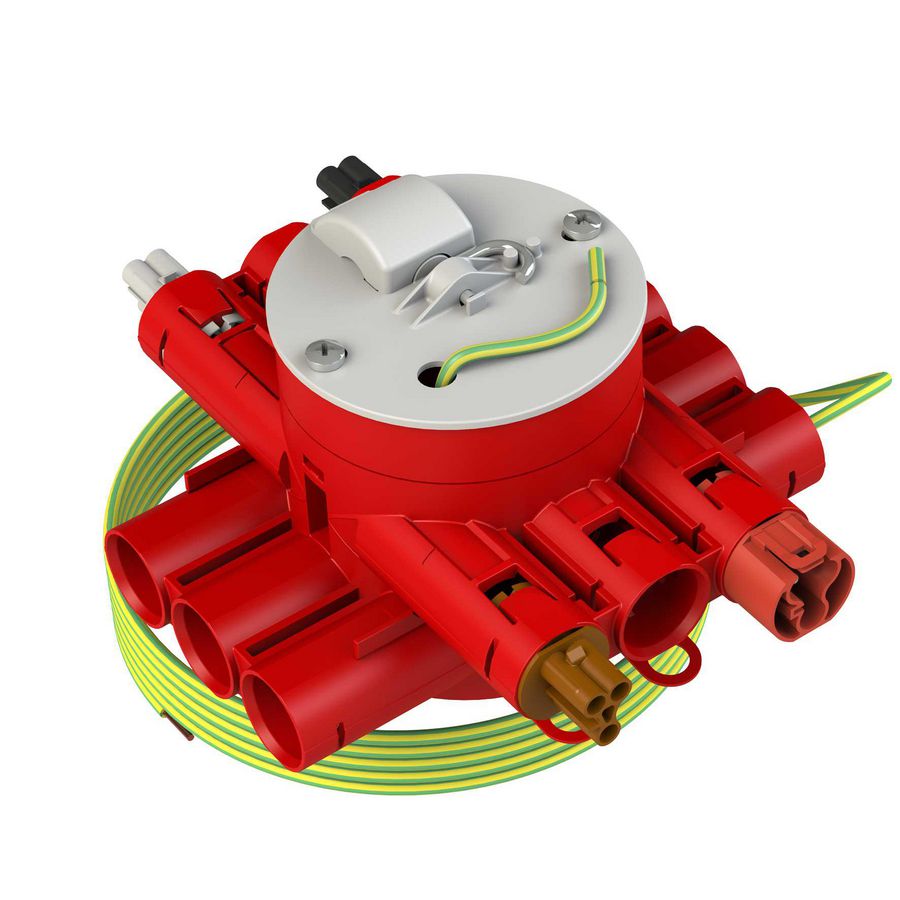 Stekerbare centraaldoos CW75-SA1-brandwerend