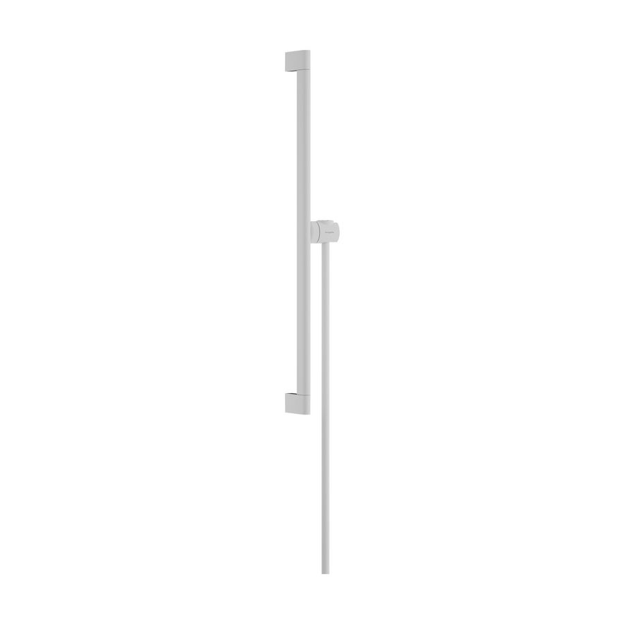 Unica glijstang S Puro 65cm met easy slide handdouchehouder en Isiflex doucheslang 1600mm mat wit