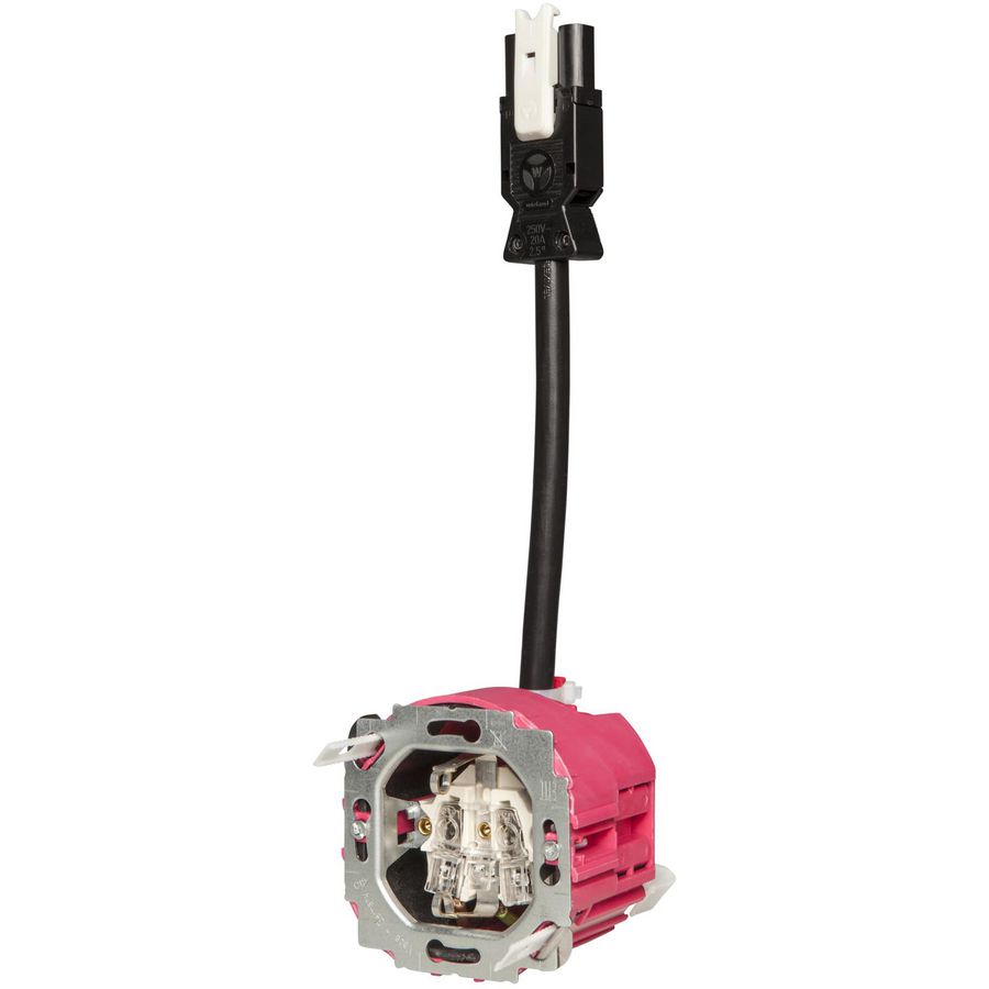 contactdoos HW52-F BW horizontaal en B2ca snoer GST18 VVE=30