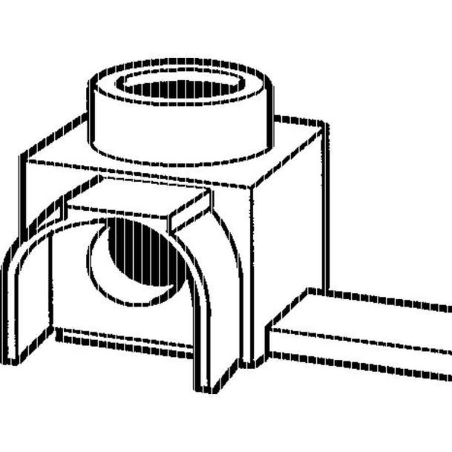 Aansluitklem 6-25mm aansluitpin 15mm 90gr 2CDL200000R2515