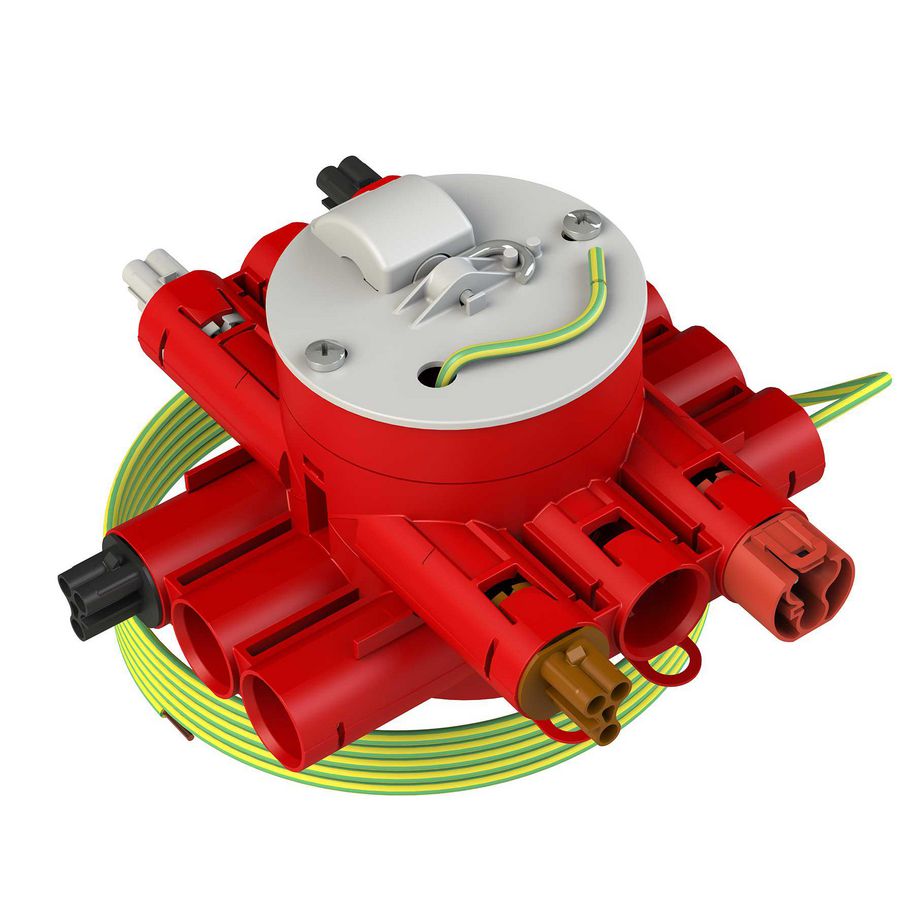 Stekerbare centraaldoos CW75-SA2-brandwerend