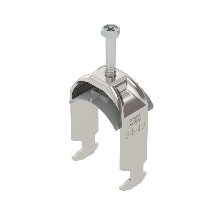 Beugelklem 2056 34-40mm rvs A2 1.4301 blank VVE=25 1186336