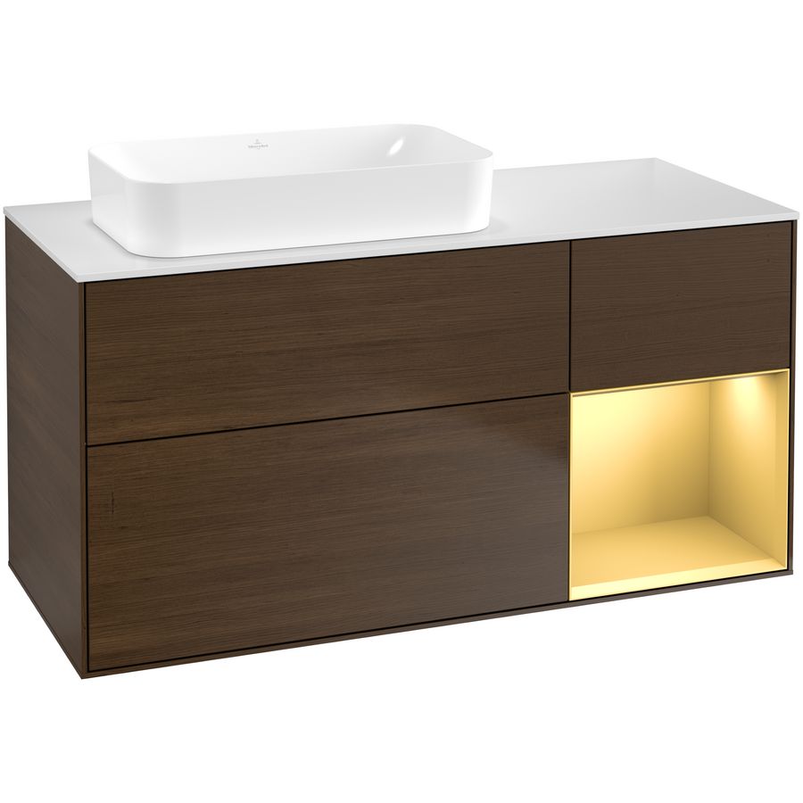 Wastafelonderkast Finion 1200x603x501mm W.Veneer G691HFGN