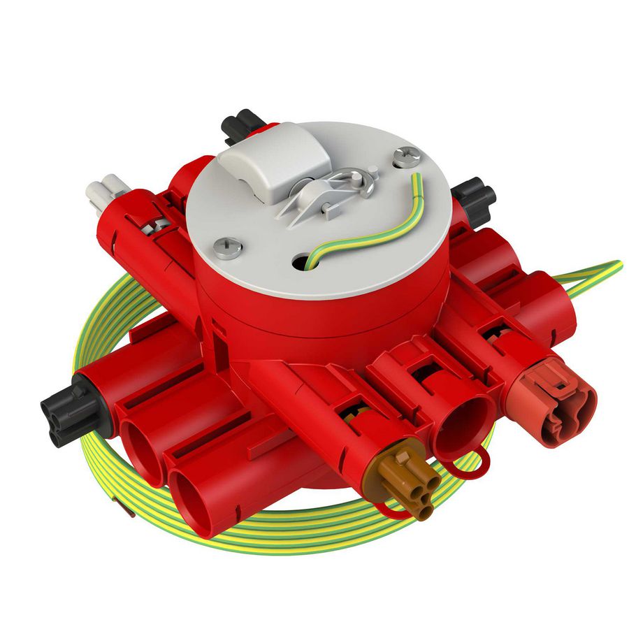 Stekerbare centraaldoos CW75-SA3-brandwerend