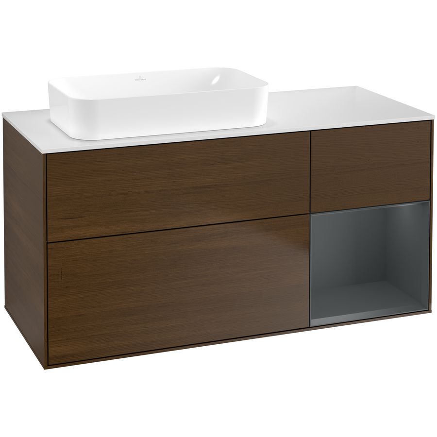 Wastafelonderkast Finion 1200x603x501mm W.Veneer G691HGGN