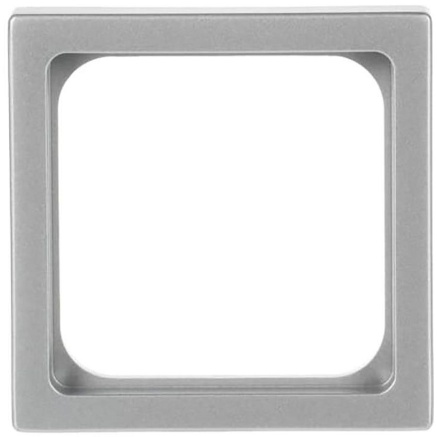 Centraalplaat afdekking v telecom 50x50mm f-aluzilver (1746/10-83)