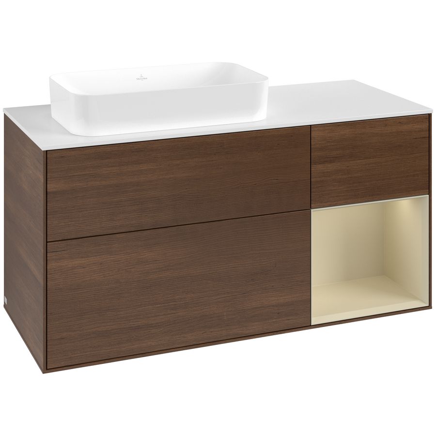 Wastafelonderkast Finion 1200x603x501mm W.Veneer G691HJGN