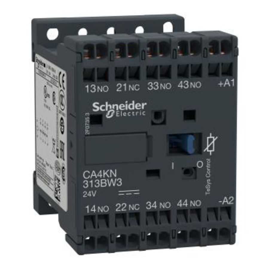 Hulpcontactor 3M+1V <=690V Stuurspanning 24V DC Veerk K