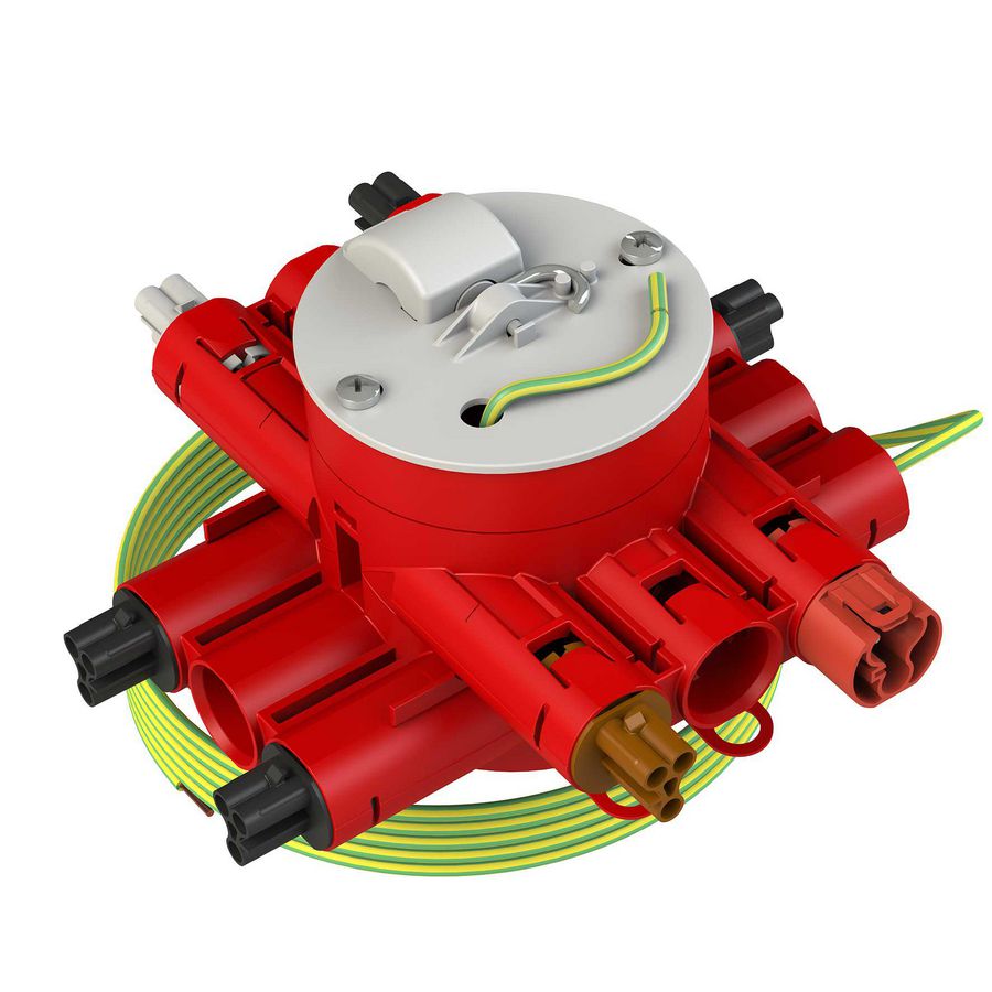 Stekerbare centraaldoos CW75-SA4-brandwerend