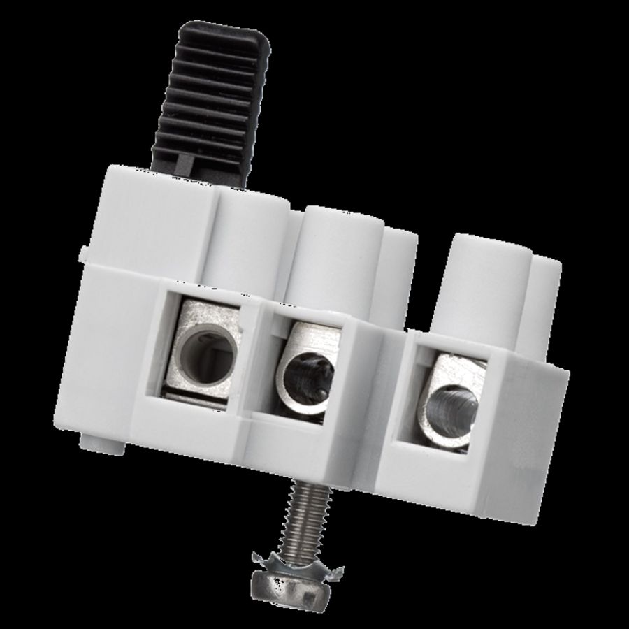 Klemmen 3-polig wit met kabelbeschermer (AC 503 Si/ 3E DS) VVE=200