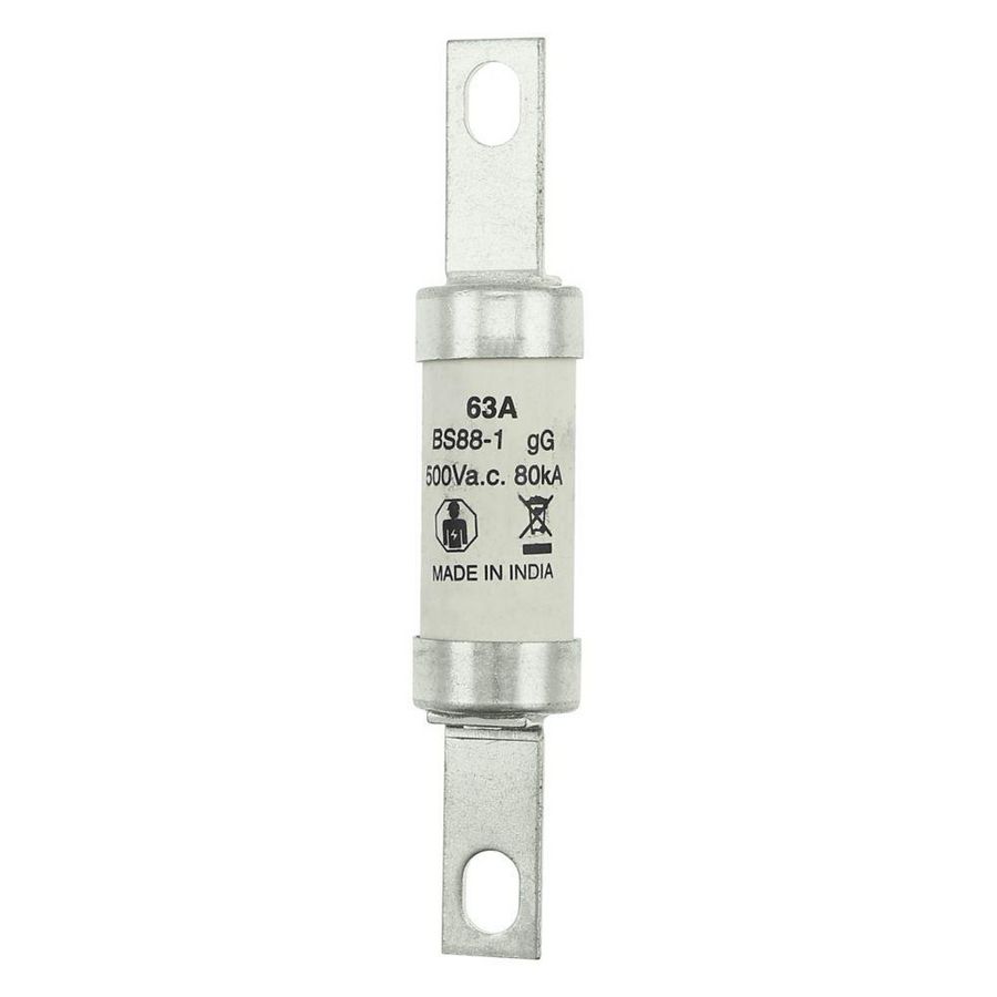 Zekering laagspanning 63A AC 500V DC 250V 21x114mm VVE=20