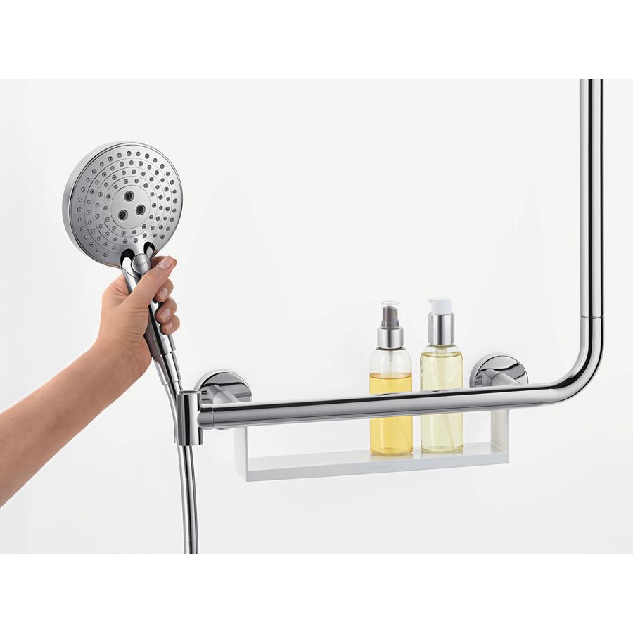 Comfort Unica glijstang 1100mm wit/chroom RE