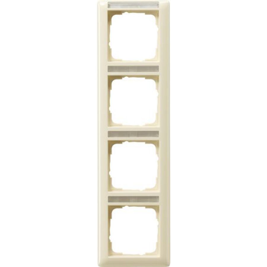 Afdekraam 4-voudig verticaal TK Gira Standard 55 creme wit