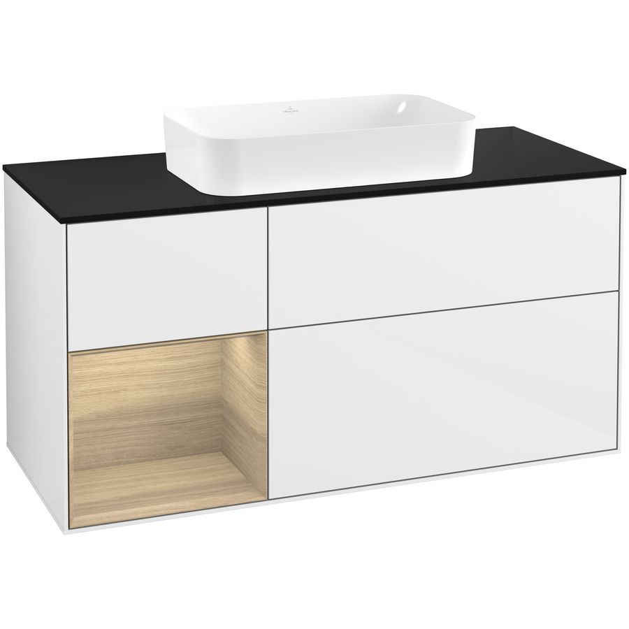 Wastafelonderkast Finion 1200x603x501mm G.White.L G702PCGF